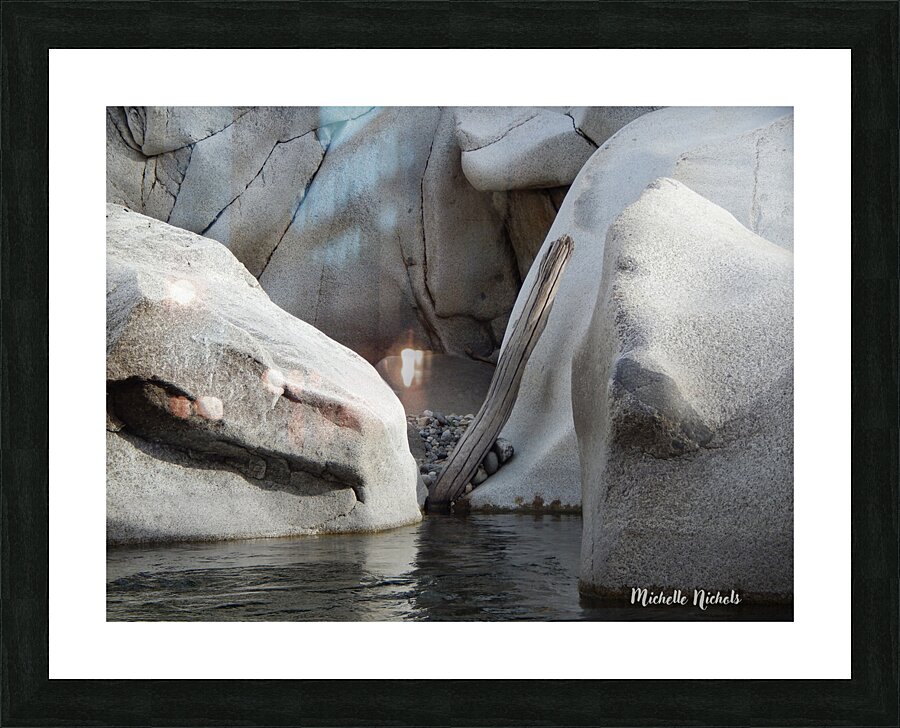 Bolders on the Yuba Picture Frame print