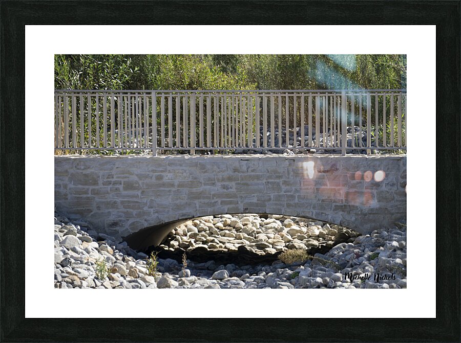 Dry Creek Bridge Picture Frame print