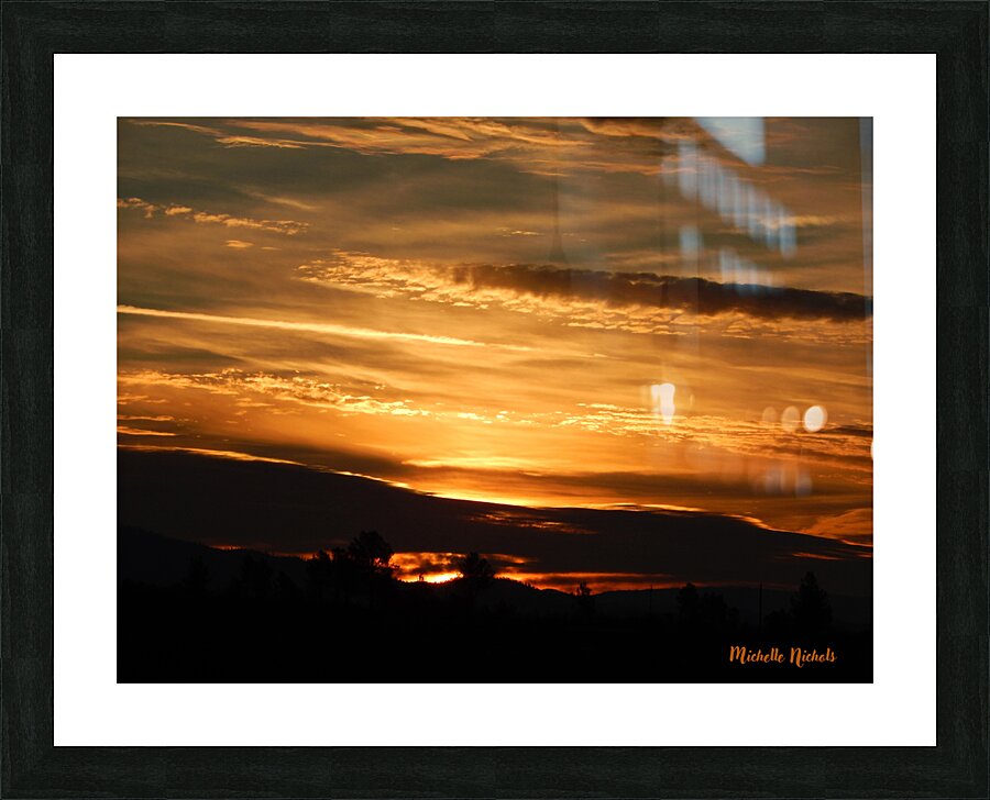 Sunrise over Paradise CA Picture Frame print