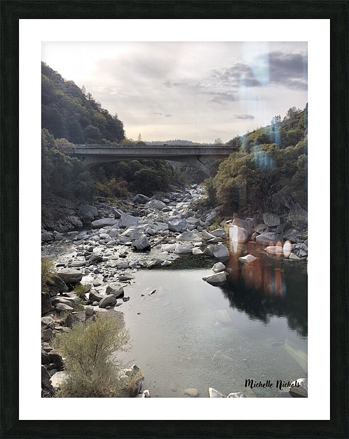 Yuba River Picture Frame print