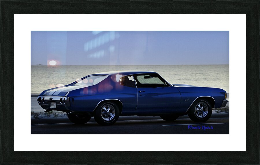 Blue Chevelle Picture Frame print