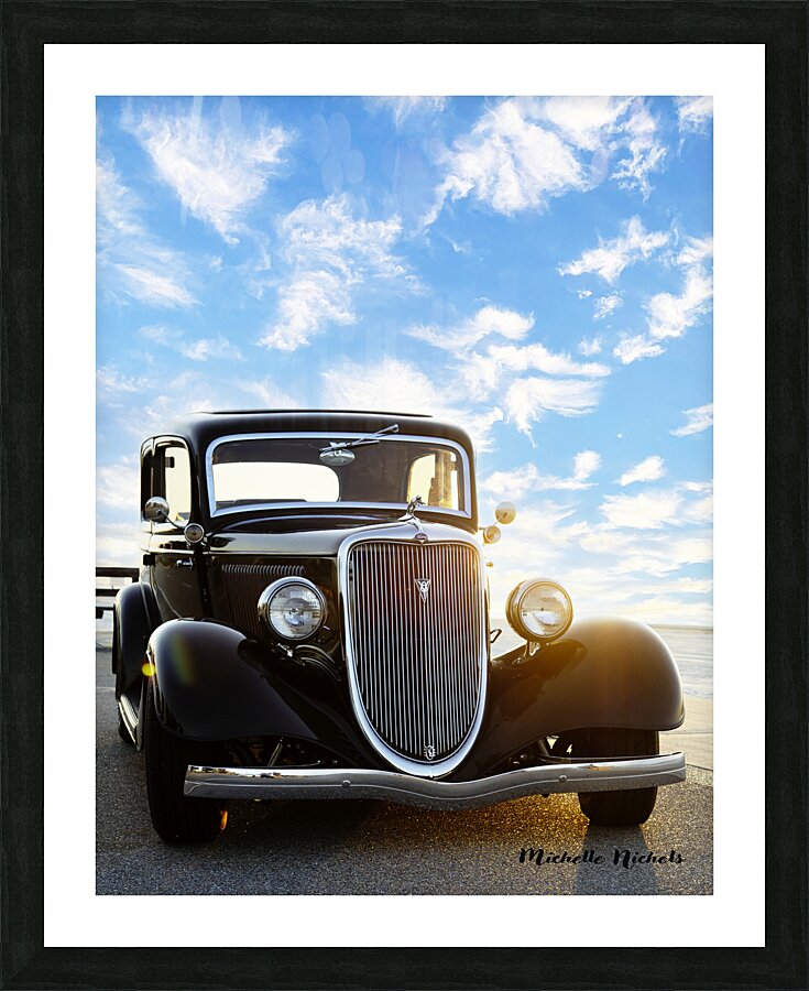 1934 Ford At Sunrise Picture Frame print