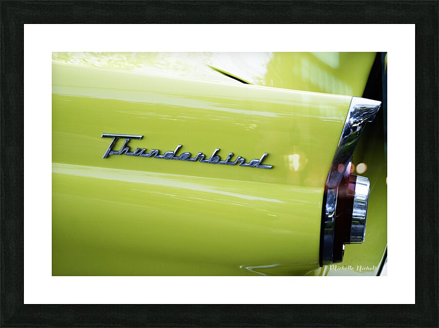Yellow Thunderbird Picture Frame print