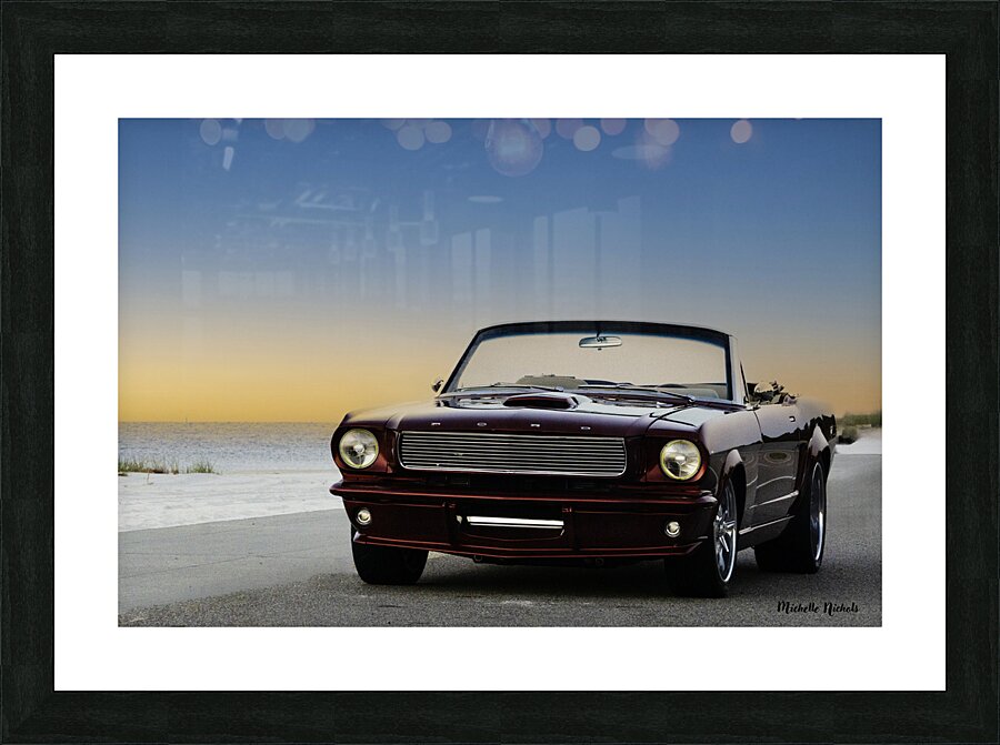 Thelma On The Beach Picture Frame print