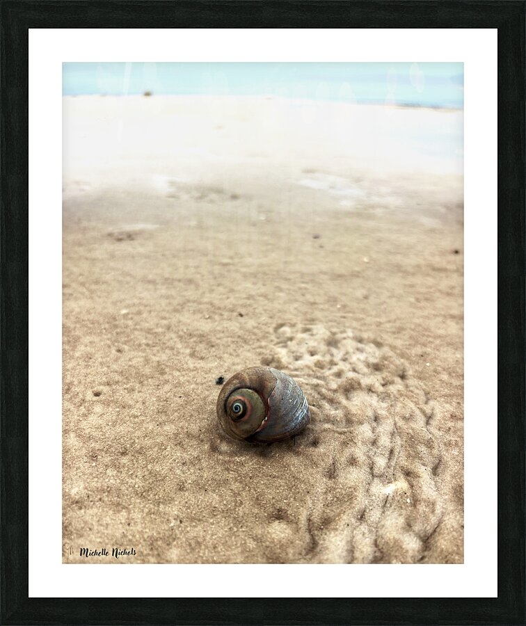 Making My Way To The Water Picture Frame print