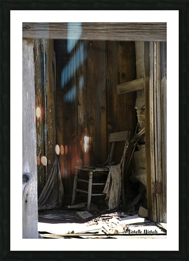 Ghost s Chair Picture Frame print