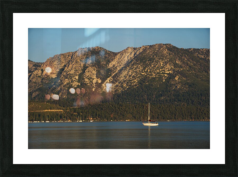 Sailing on Lake Tahoe copy Picture Frame print