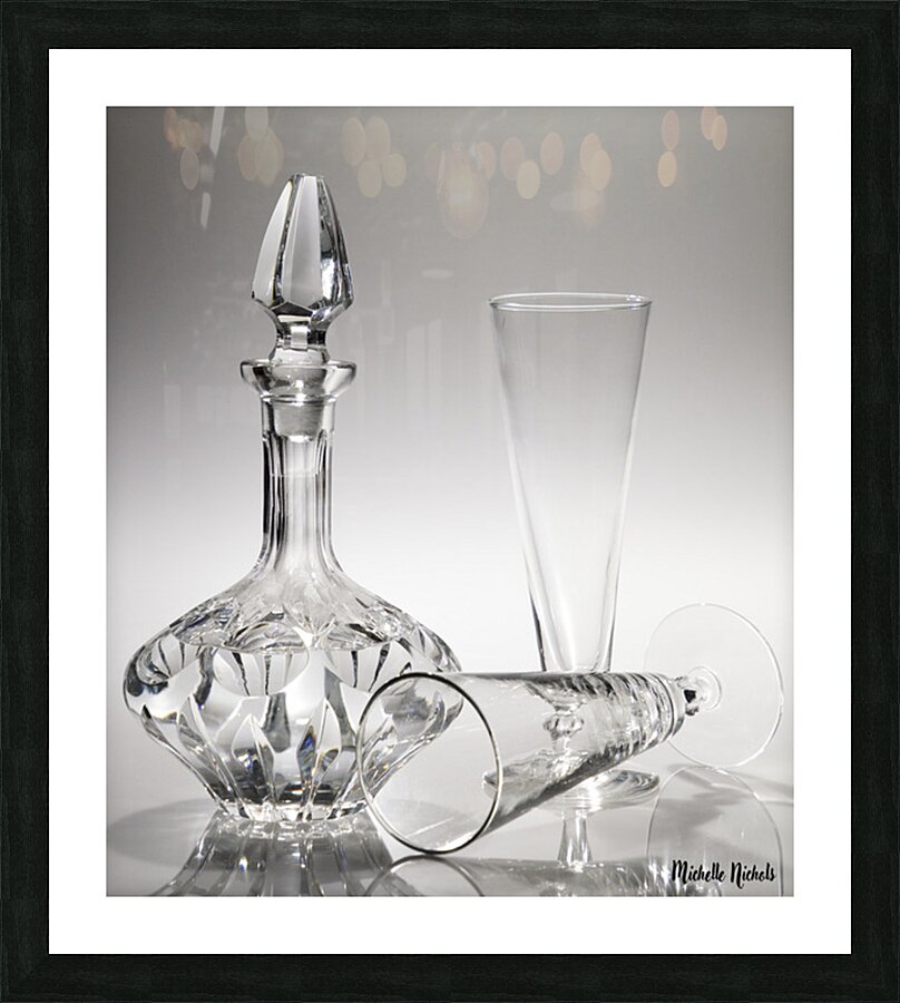 Crystal and Glass Picture Frame print