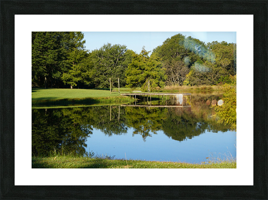 Pond Reflections Picture Frame print