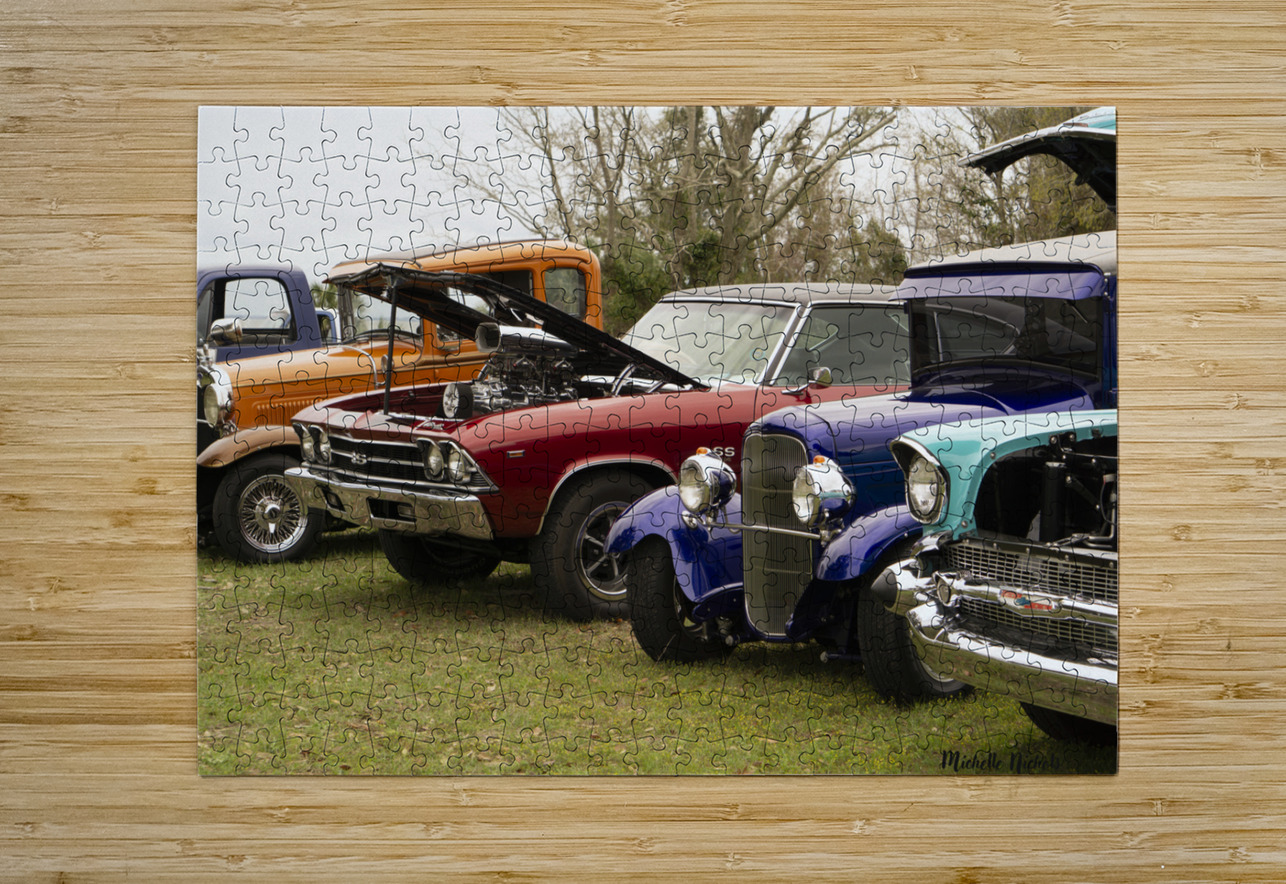 Long Beach Antique Cars Michelle Nichols Puzzle printing