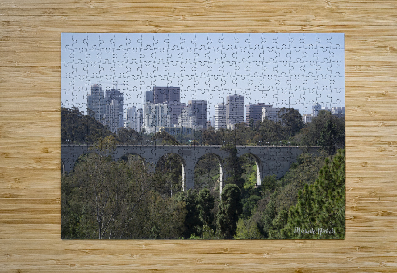 Bridge at the San Diego Zoo Michelle Nichols Puzzle printing