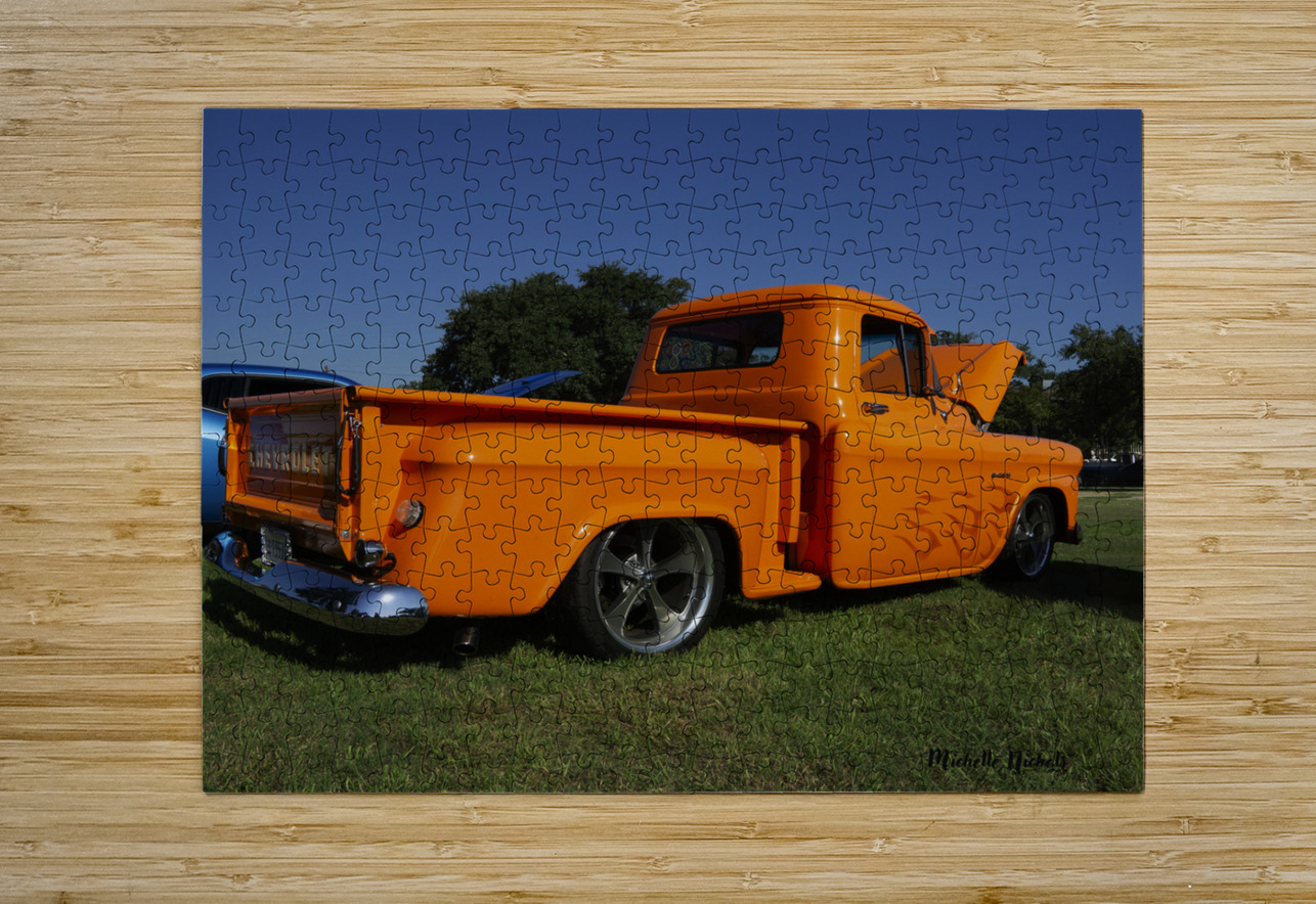 Orange Chevy Truck Michelle Nichols Puzzle printing