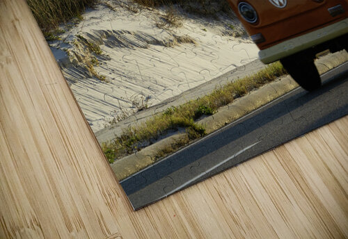 Orange VW Van Michelle Nichols puzzle