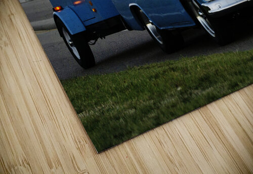 Blue Chevy Wagon with Trailer Michelle Nichols puzzle