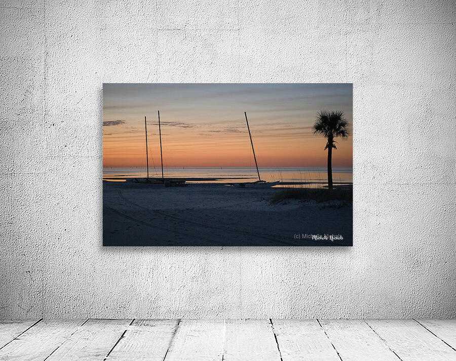 Sailboat Sunrise Wall Preview