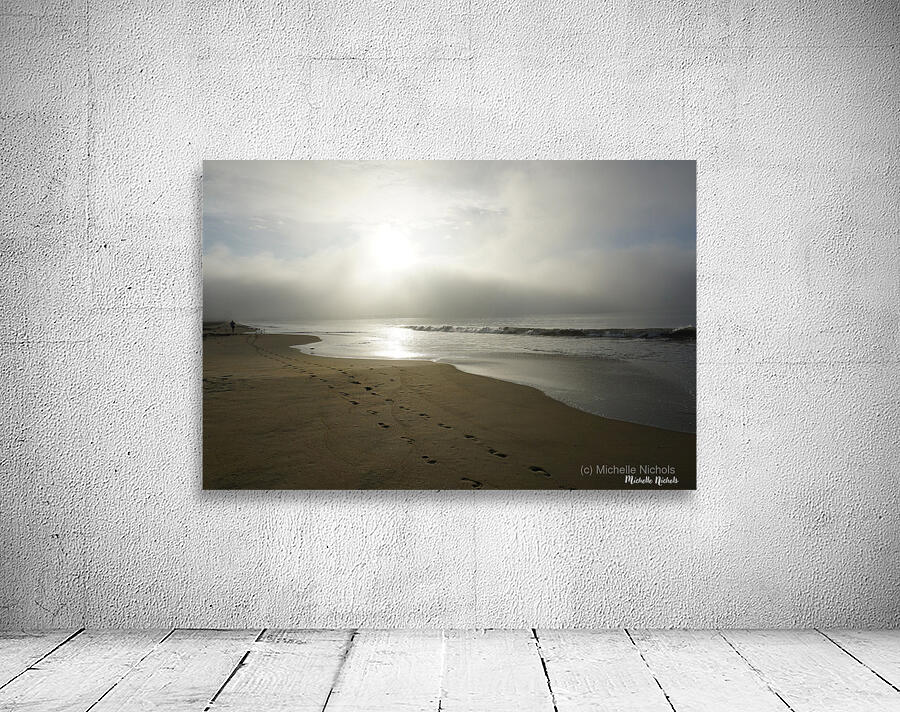 Footprints On The Beach Wall Preview