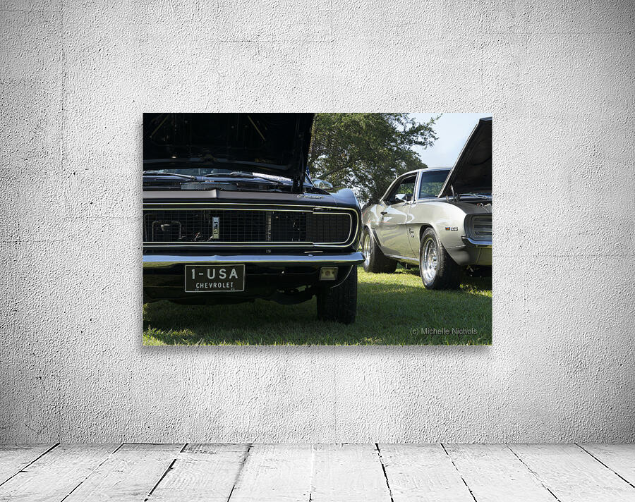Car Show Camaros Wall Preview