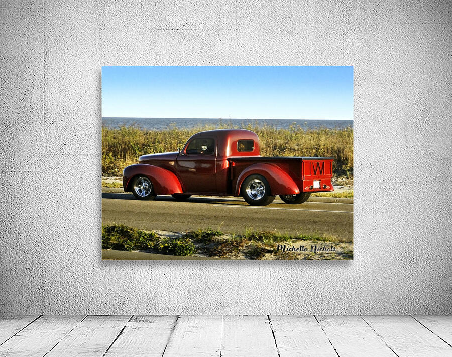 Red Cruisin  Truck Wall Preview