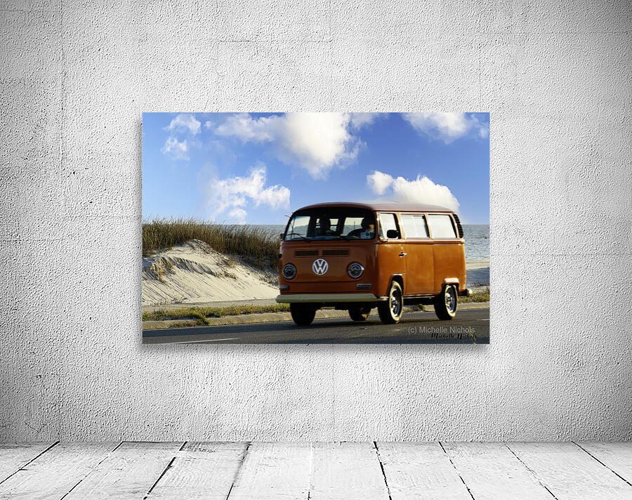 Orange VW Van Wall Preview