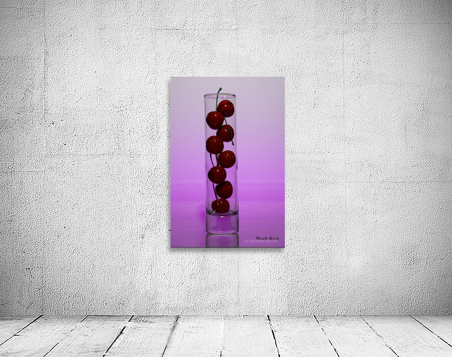 Vase of Cherries Wall Preview