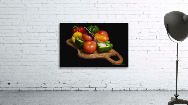 Peppers & Tomatoes Wall Preview