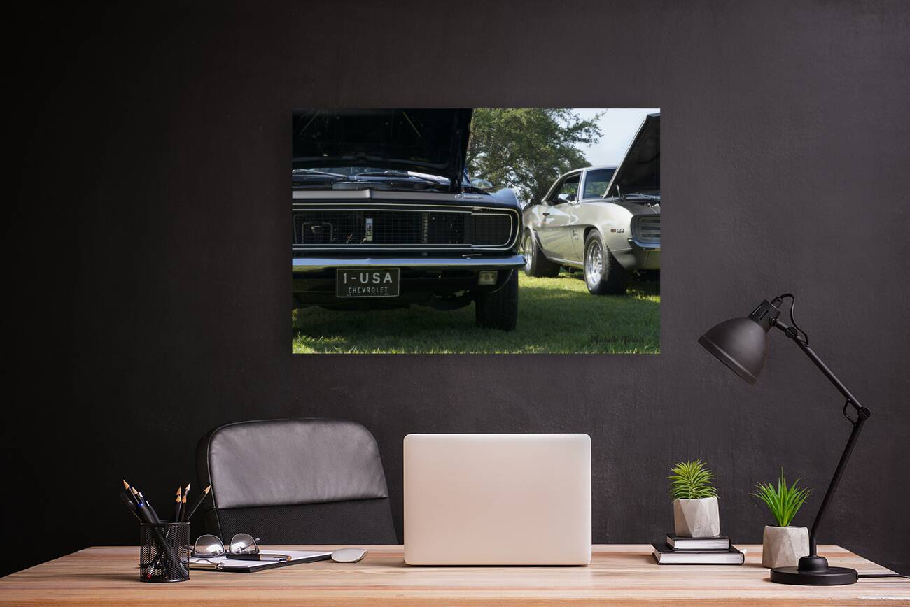 Car Show Camaros Reproduction