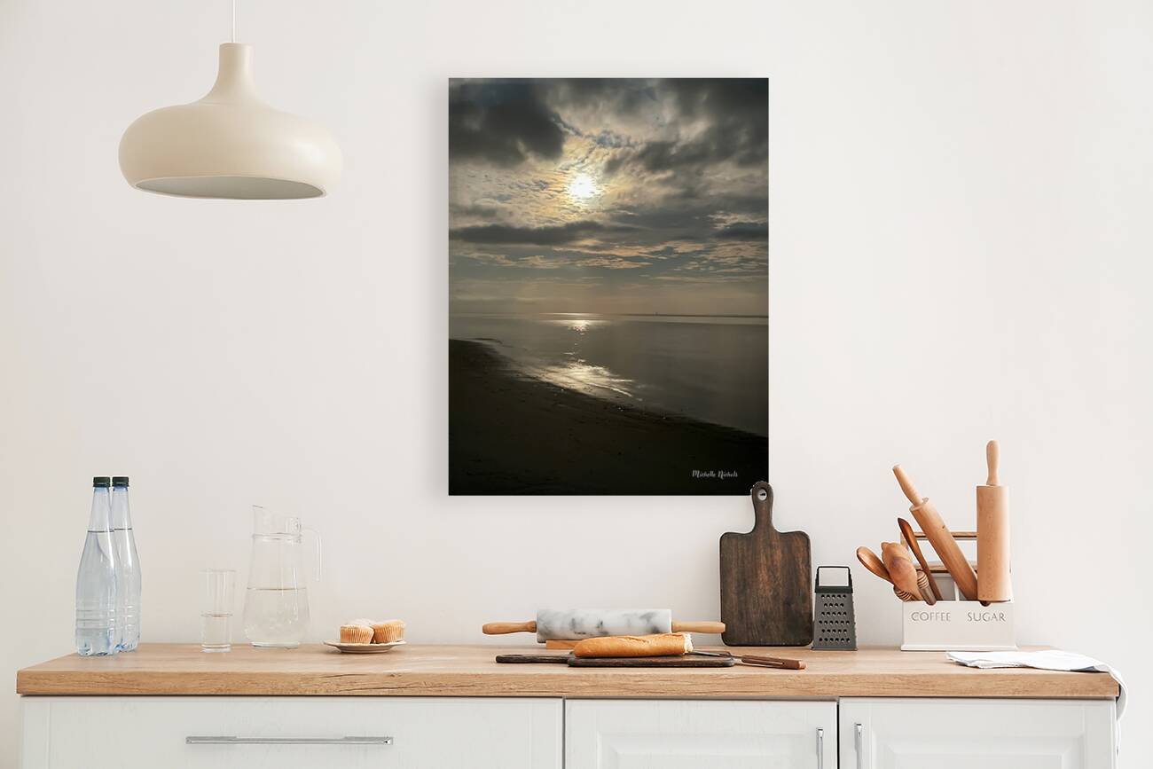 Full Moon Over Long Beach MS Reproduction