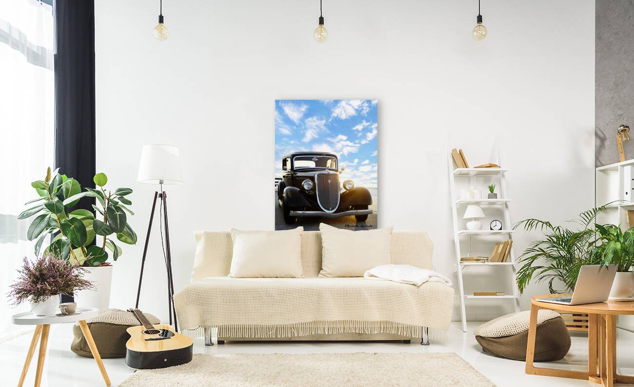 1934 Ford At Sunrise Reproduction