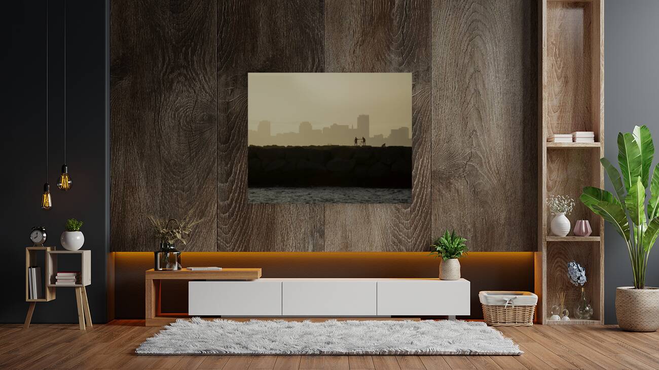 The Levee in Long Beach CA Reproduction