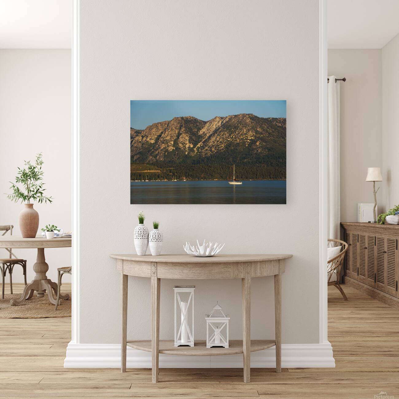 Sailing on Lake Tahoe copy Reproduction