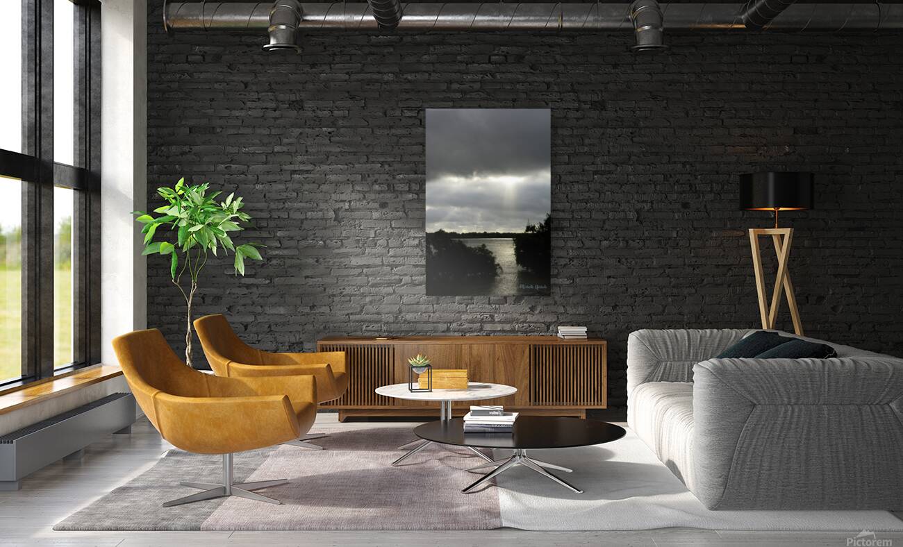 MS River Sun Peeping Through Reproduction