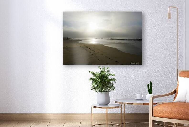 Footprints On The Beach by Michelle Nichols