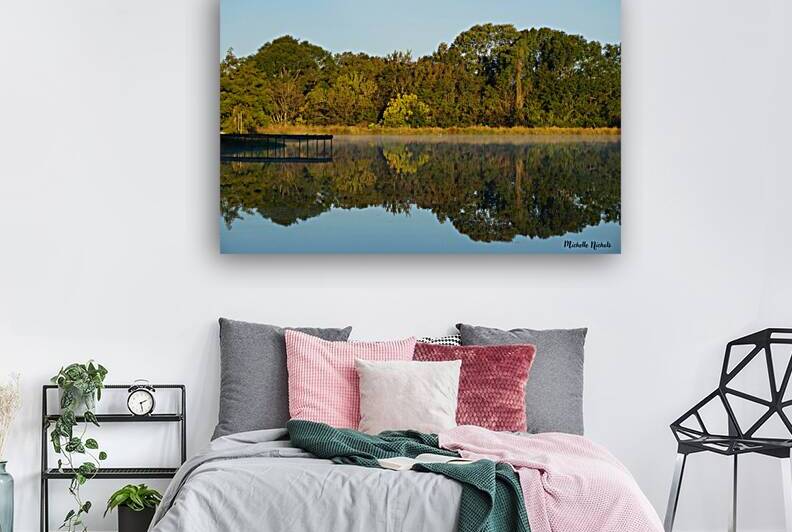 Early Pond Reflection by Michelle Nichols