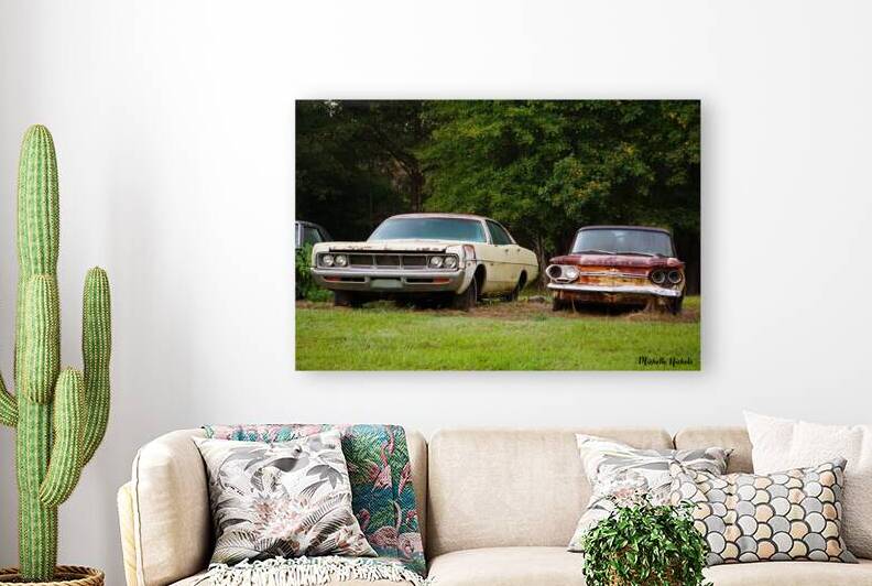 Old Cars in a Field by Michelle Nichols