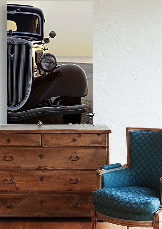 1934 Ford On The Beach by Michelle Nichols