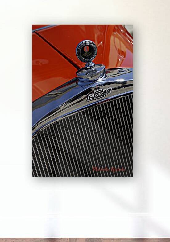  31 Chevy 4 Door Sedan Emblem by Michelle Nichols