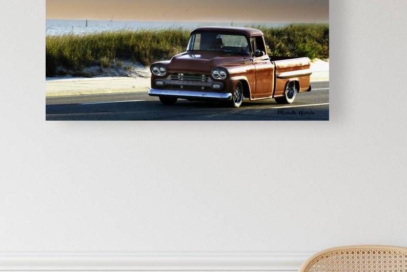 Red Chevrolet Apache by Michelle Nichols