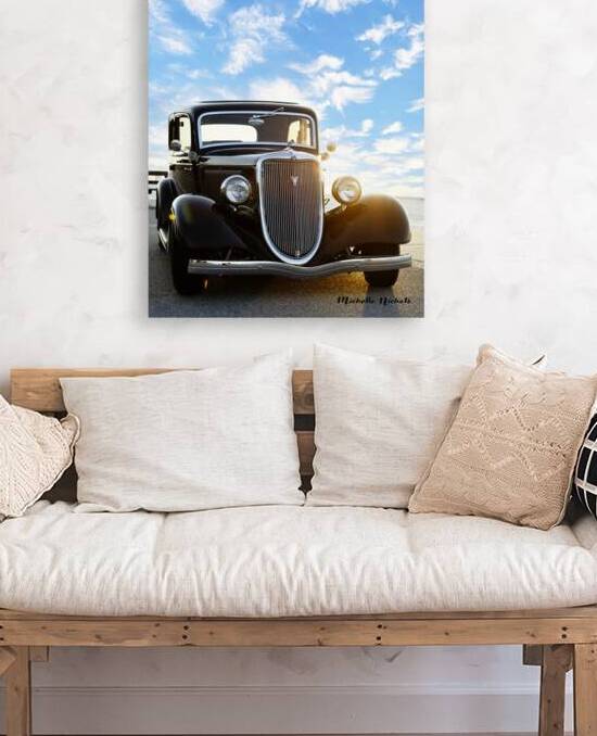 1934 Ford At Sunrise by Michelle Nichols