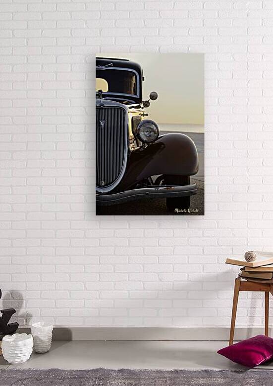 1934 Ford On The Beach by Michelle Nichols