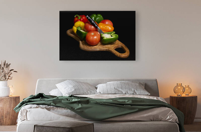 Peppers & Tomatoes by Michelle Nichols