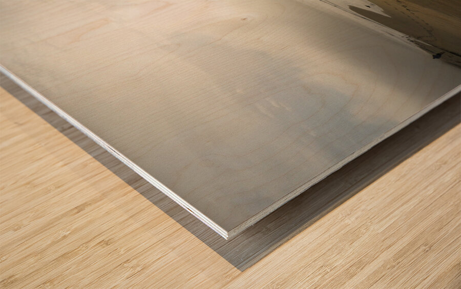 Footprints On The Beach Wood print