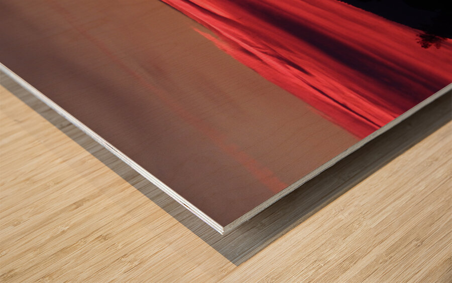 Sunrise over Paradise Wood print