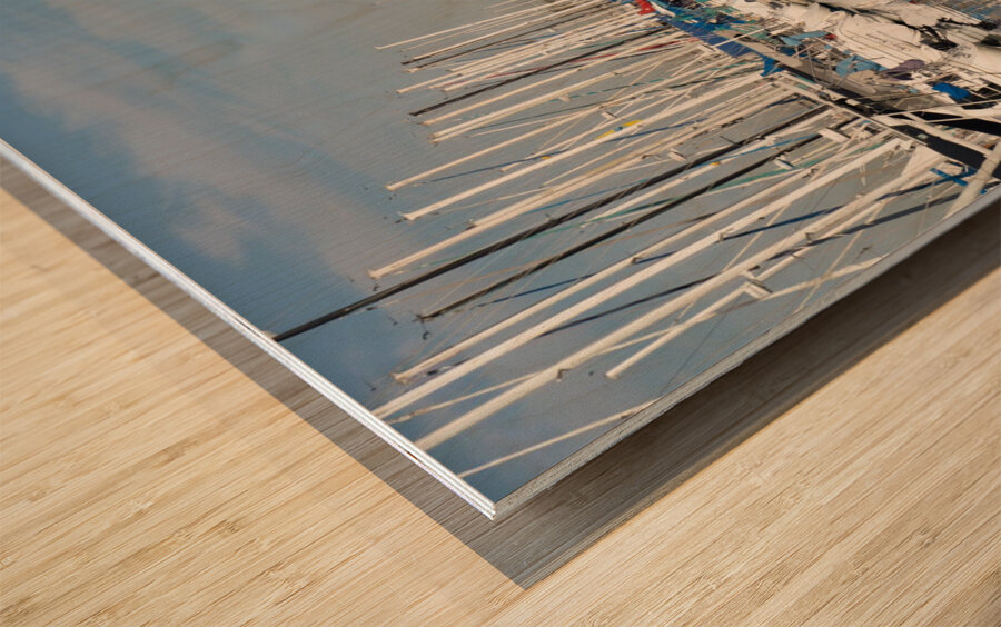 The Marina Wood print