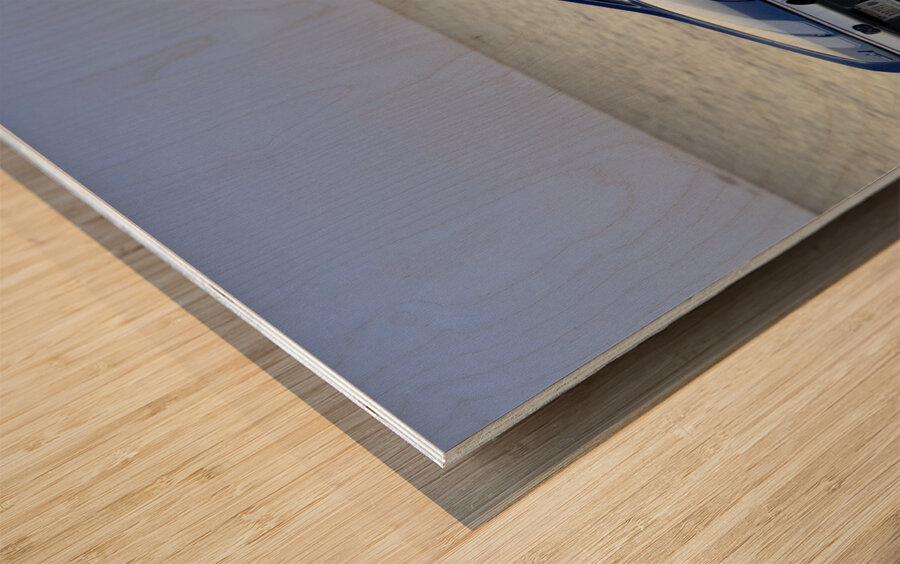 Blue Chevelle Wood print