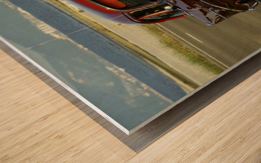 Red Cruisin  Classic Wood print