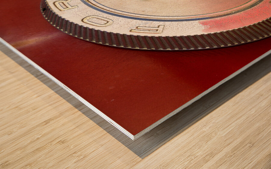 Mustang Emblem Wood print