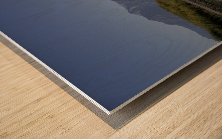 Carson River Bend Wood print