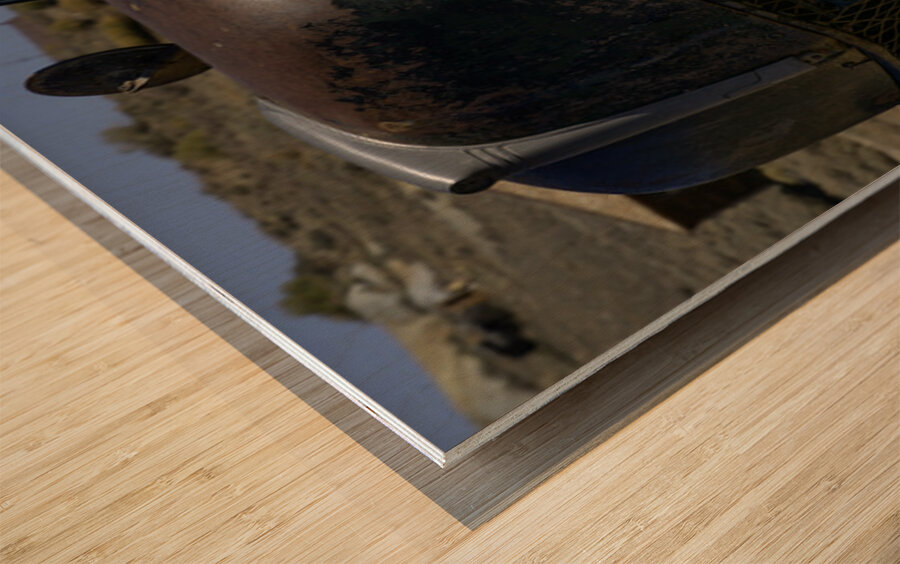 Ghost Town Truck Wood print